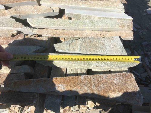 Горбушка златолит золотистый для облицовки купить в Грозном