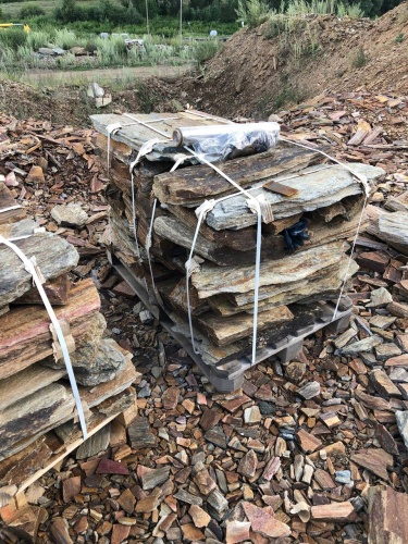 Плитняк кора дерева 50-100мм для пошаговых дорожек купить в Грозном