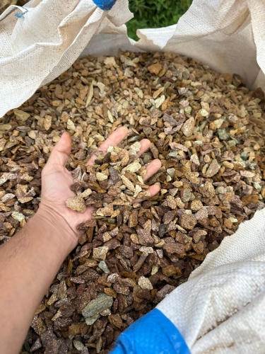 Златолит персиковый декоративная каменная крошка купить в Грозном