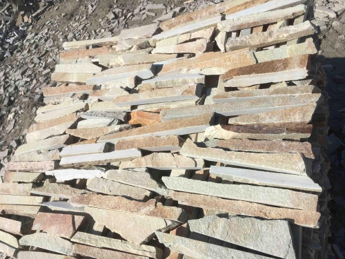 Горбушка златолит золотистый для облицовки купить в Грозном