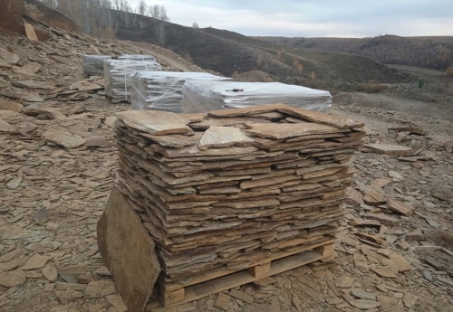 Плитняк кора дерева для цоколя, отмостки купить в Грозном