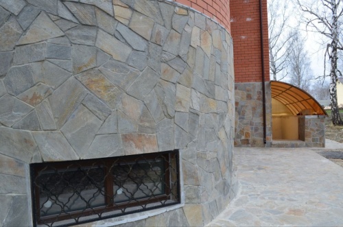 Плитняк златолит Уральский  для фасада купить в Грозном